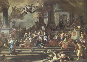 Francesco Solimena Heliodorus Chased from the Temple (mk05) Germany oil painting art